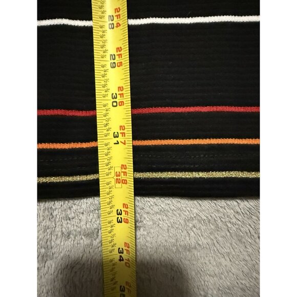 Koman Jeans Shirt Mens 3XL Multicolor Striped Polo Buttons Short Sleeve Coogi - Picture 7 of 7